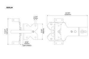 Stainless Steel – Contemporary Post Latch