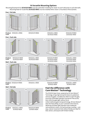 Hydraulic, vertical gate closer by ASSA ABLOY